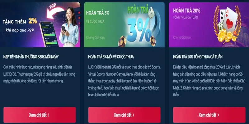 Hoàn trả cược thua 89bet vip